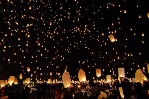 Festival das Lanternas de Chiang Mai (Yi Peng)