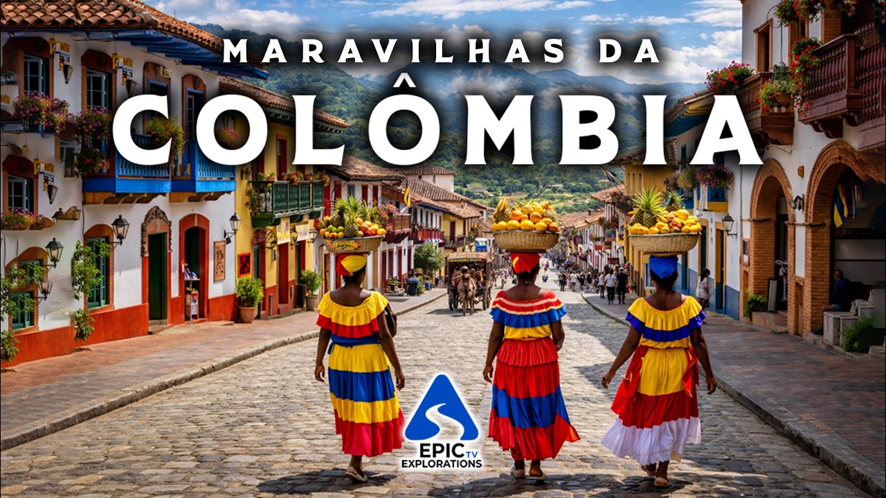 Maravilhas da Colômbia | Os Lugares mais Incríveis da Colômbia | 4K Guia de Viagem