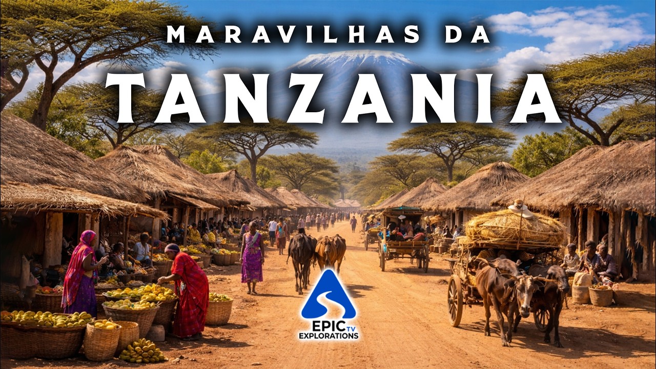 Maravilhas da Tanzânia | Os lugares mais Incríveis da Tanzânia | 4K Guia de Viagem