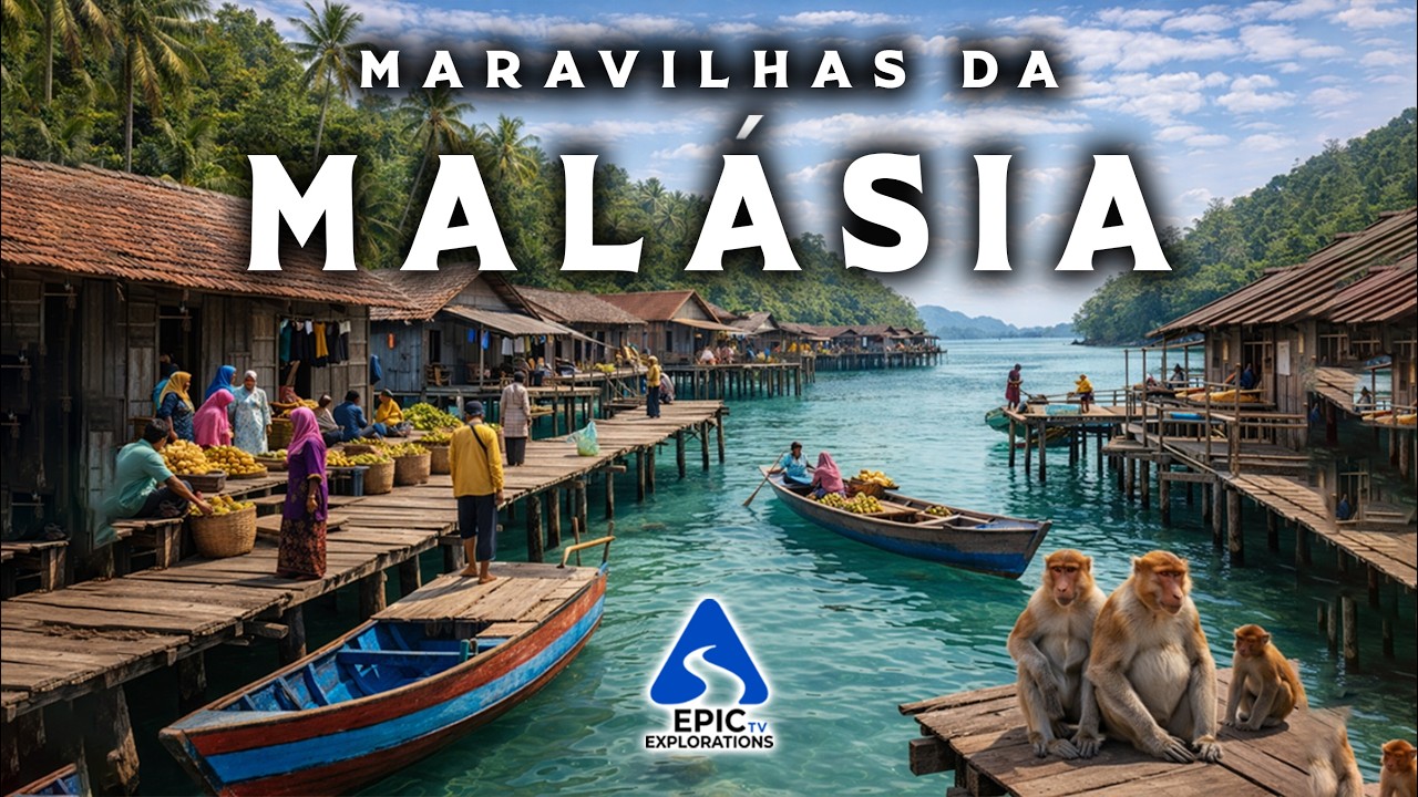 Maravilhas da Malásia | Os Lugares mais Incríveis da Malásia | 4K Guia de Viagem