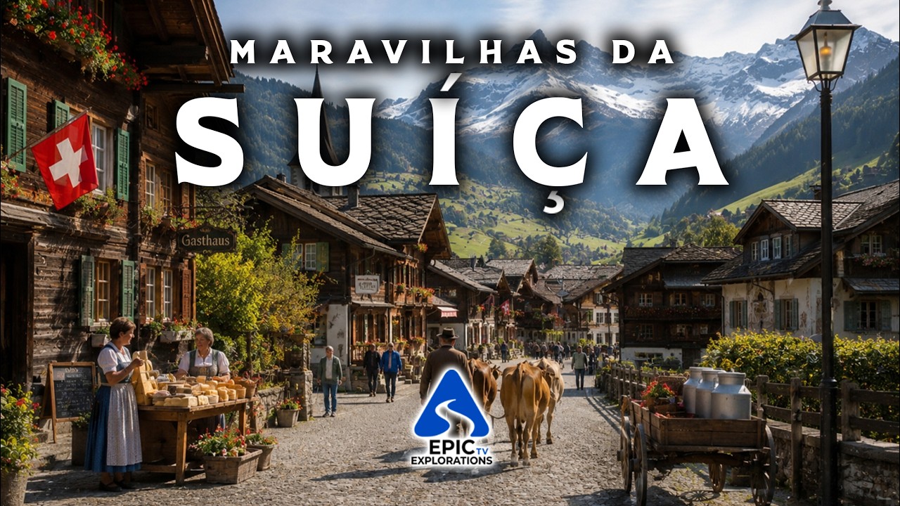 Maravilhas da Suíça | Os Lugares mais Incríveis da Suíça | Guia de Viagem 4K
